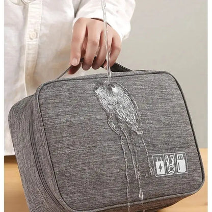 Premium Travel Cable Organizer Bag Waterproof Storage
