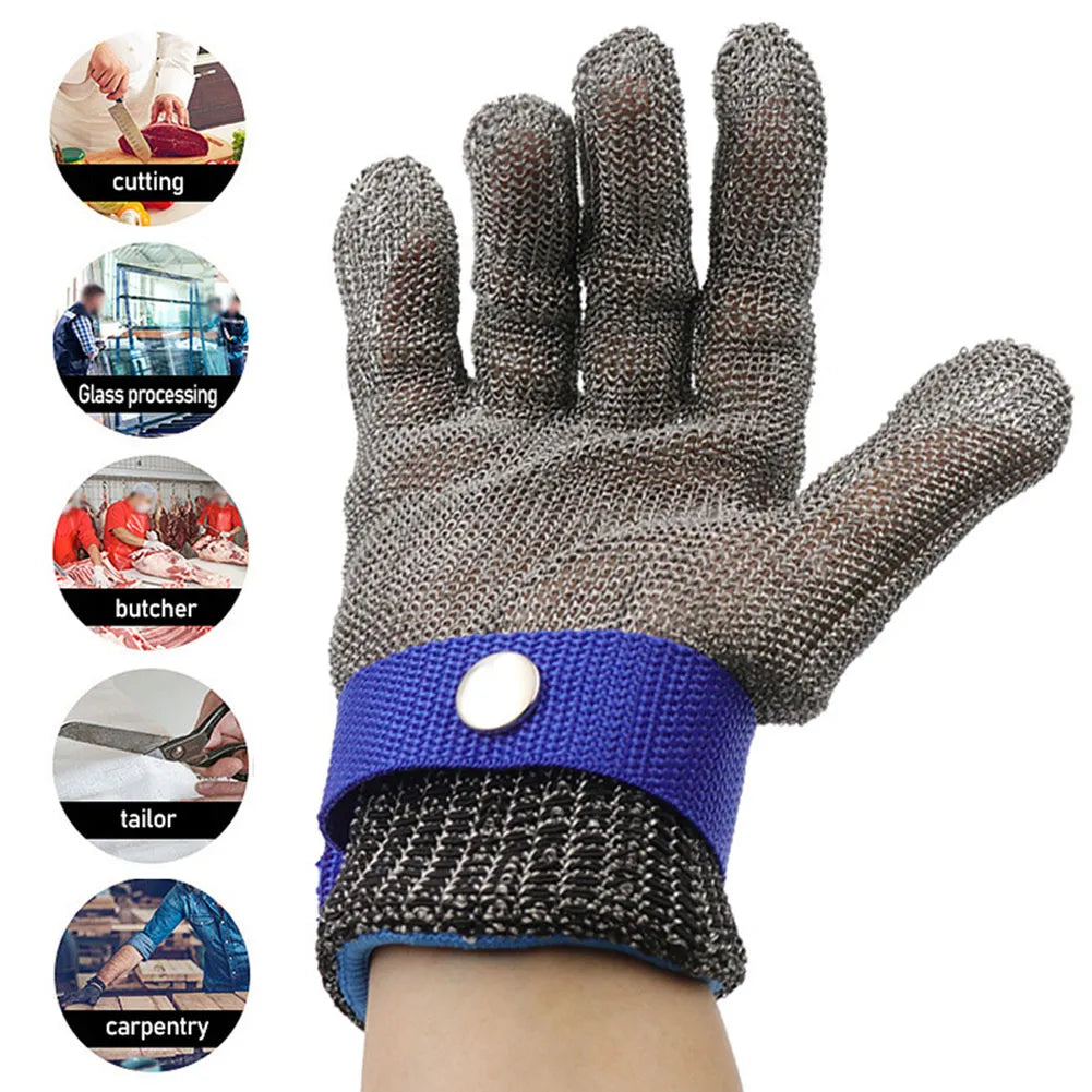 Durable Steel Mesh Safety Gloves