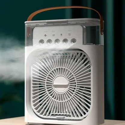 Compact Air Cooler with 3-Speed Fan and Humidifier