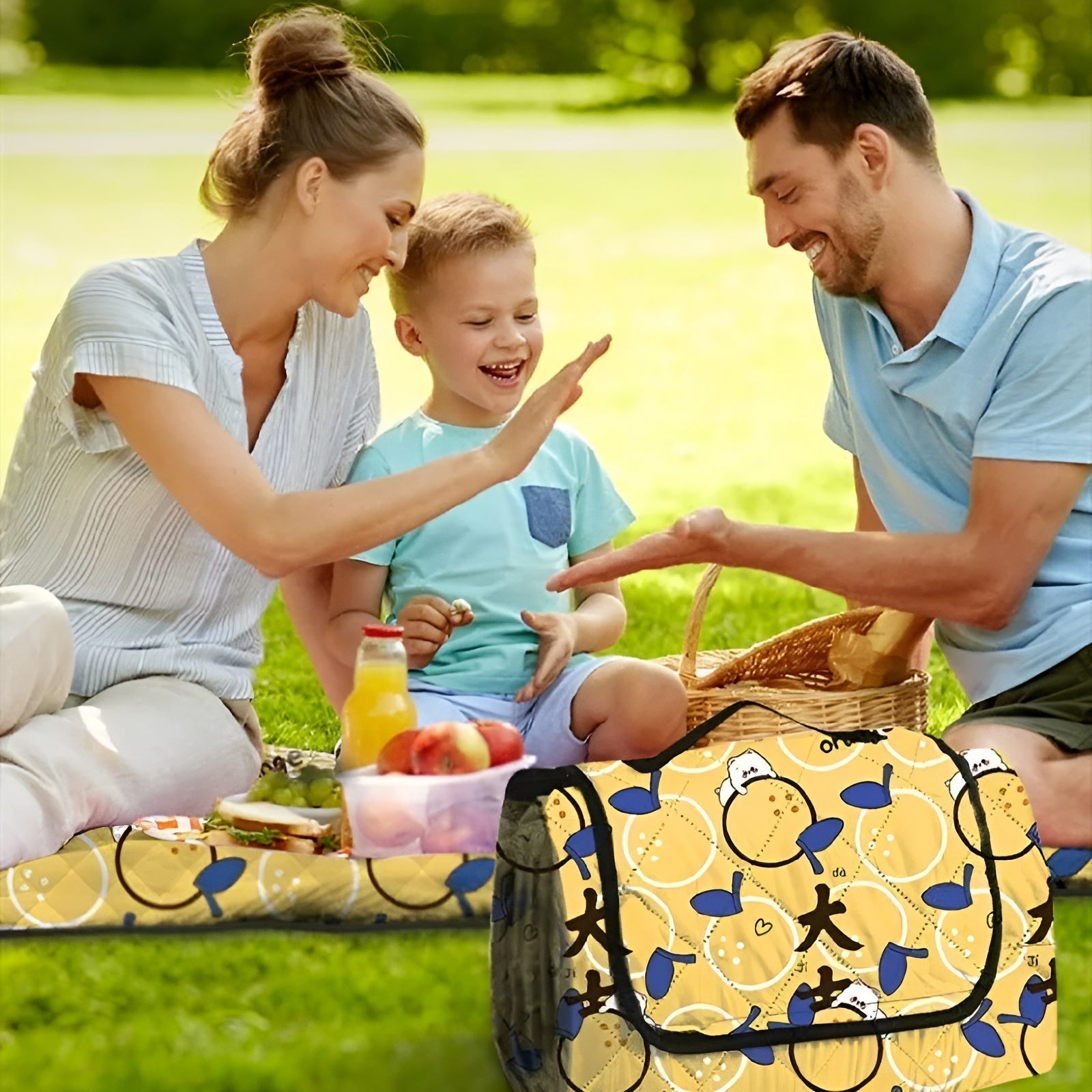 Portable Baby Play Mat with Padded Waterproof Layer - Befez