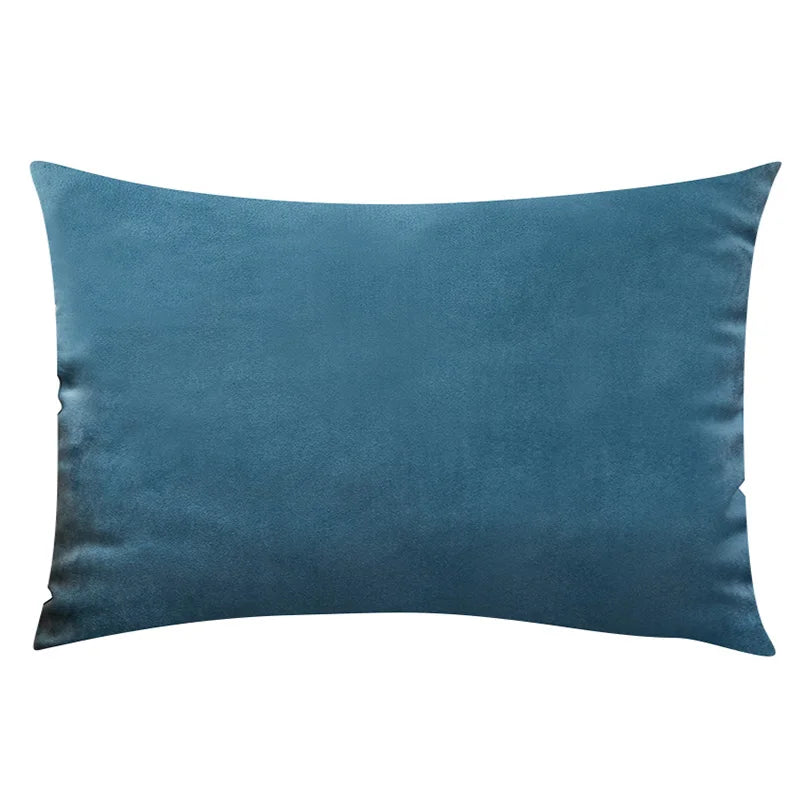 Soft Velvet Pillow in Bright Pastel Colors for Home