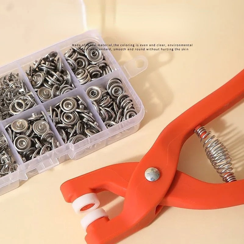 Simple Snap Fastener Installation Kit Tool