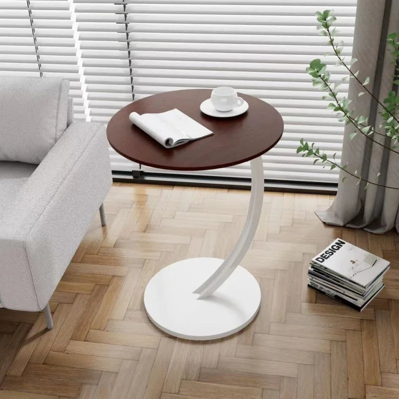 Sturdy Round End Table for Home and Office Use
