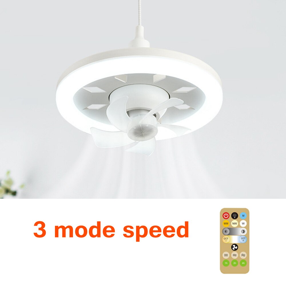 Dual Function Rotating LED Ceiling Fan Light