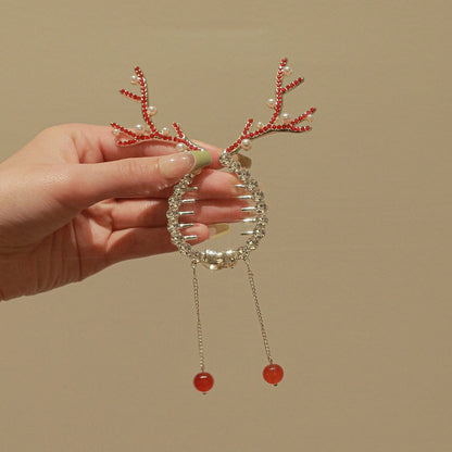 Lovely Deer Hair Tie Ponytail Clip