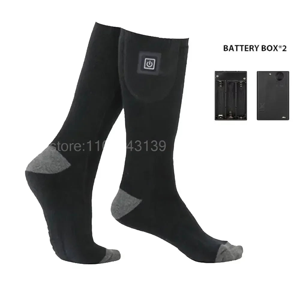 Warm Rechargeable Heated Socks for Outdoor Activities