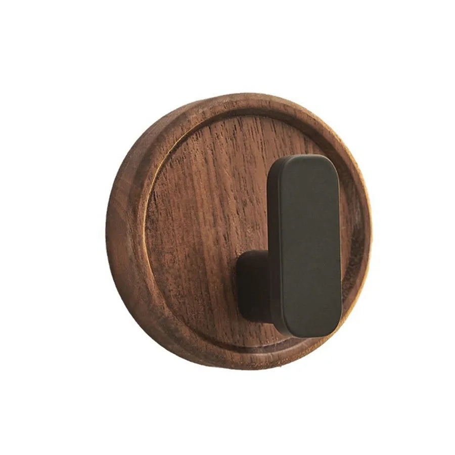 Stylish Wooden Wall Hooks for Keys and Towels