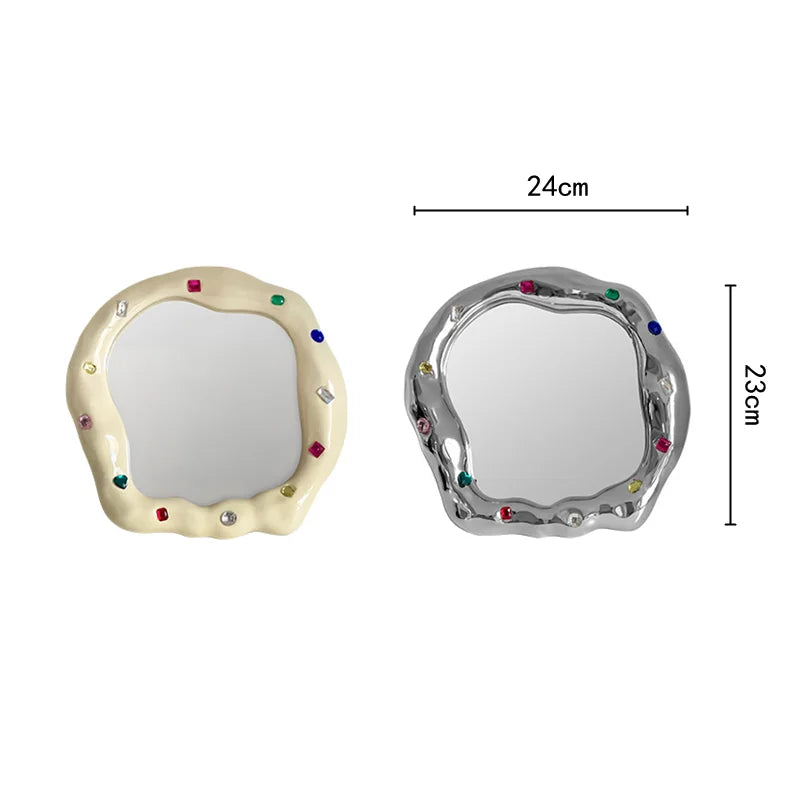 Colorful Gemstone Wall Mirror