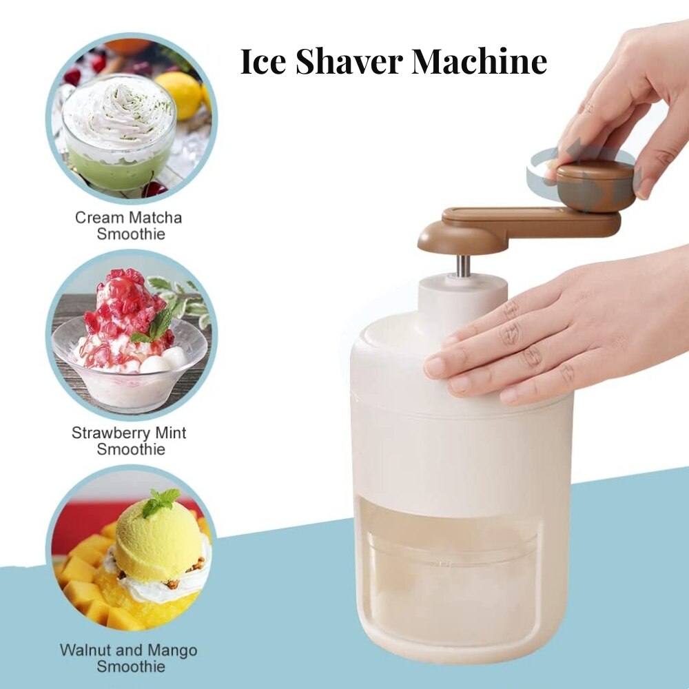 Compact Manual Ice Shaver Machine