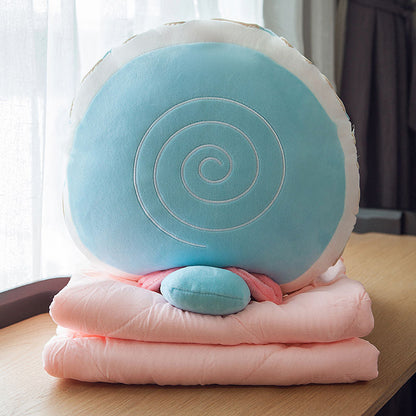 Cozy Portable Fruit Travel Blanket Pillow