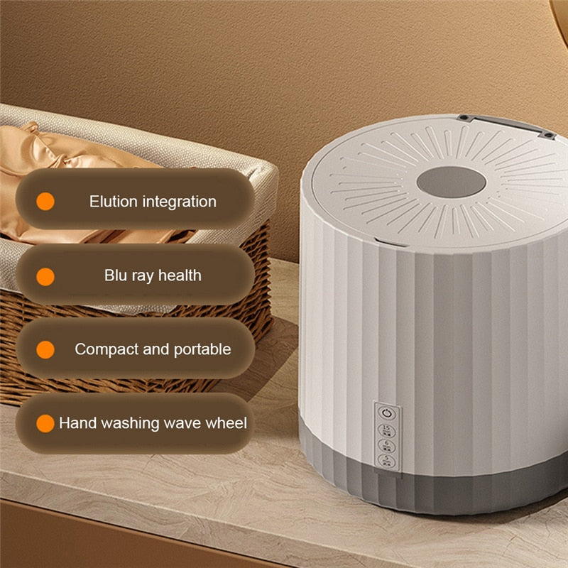 Compact Portable 4L Spin Washing Machine