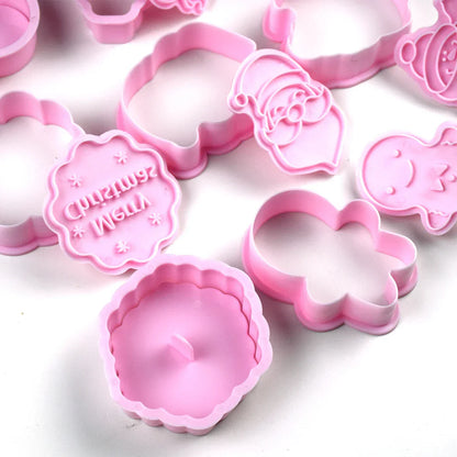 Christmas Set of 8 Fun Cookie Cutters