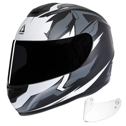 Befez | Premium Full Face Motorcycle Helmet with Clear Shield