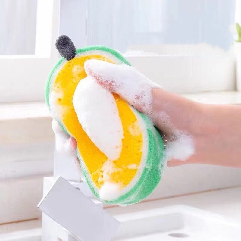 Colorful Fruit Design Kitchen Sponge