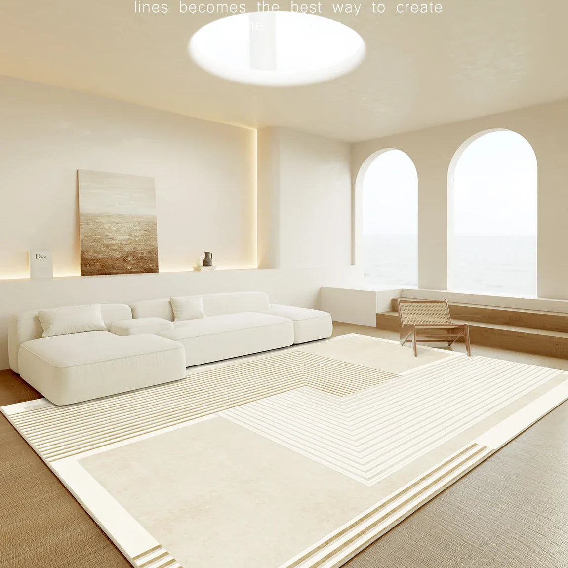 Ultra Soft Non-Slip Large Area Rug for Bedroom Living Room