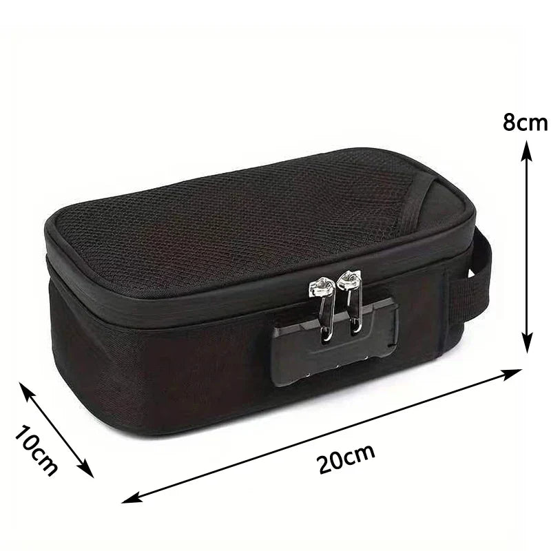 Secure Travel Makeup Bag with Combination Lock