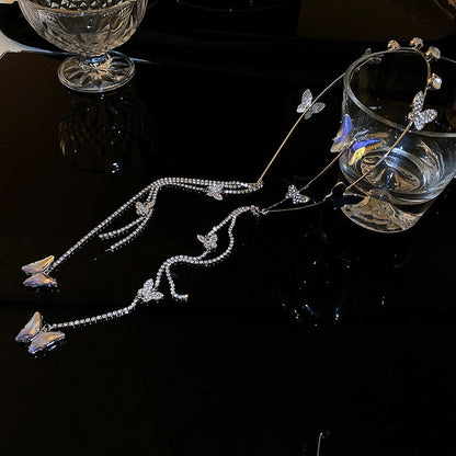 Colorful Glass Butterfly Hairband