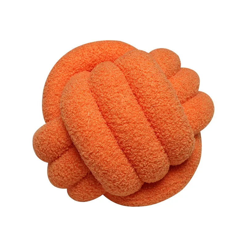 Textured Rope Knot Decor Pillow