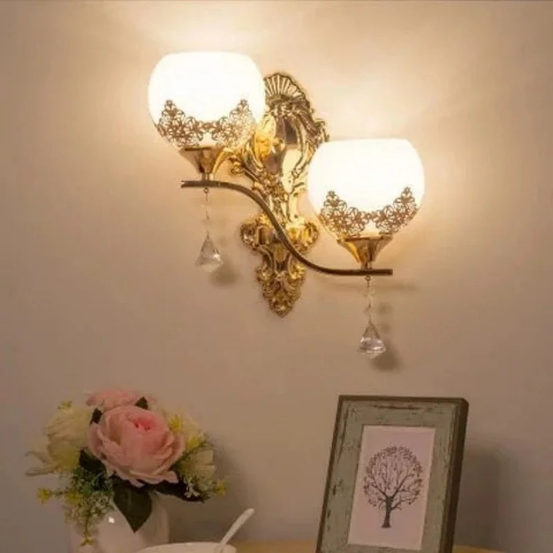 Warm Gold LED Ambient Wall Light