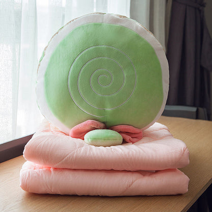 Cozy Portable Fruit Travel Blanket Pillow