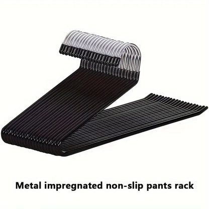 Sturdy Metal Open Pant Hangers with Rust Proof Coating
