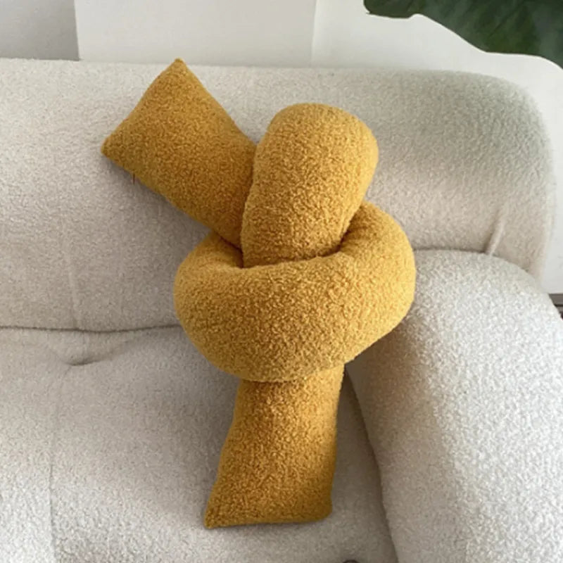 Soft Abstract Throw Pillow