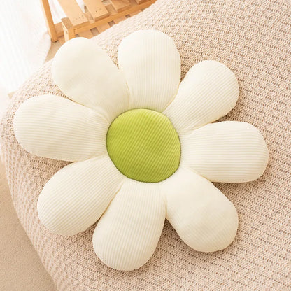 Soft Floral Throw Pillow