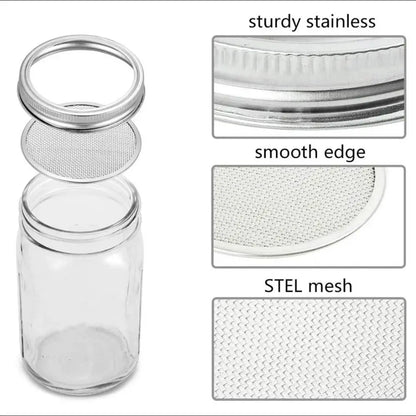 Easy Sprout Grower Kit | Stainless Steel Lid | 2 Sizes