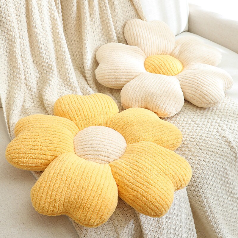 Soft Floral Pattern Pillow