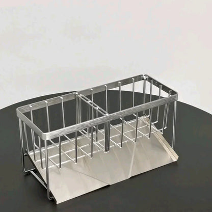 Stainless Steel Sink Caddy with Tray
