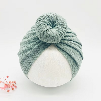 Soft Baby Beanie with Cute Bow Headband