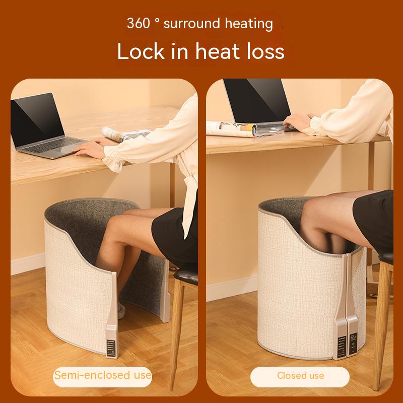 Cozy Heated Under Desk Foot Warmer