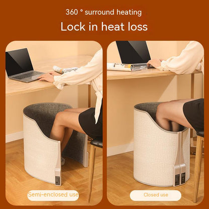 Cozy Heated Under Desk Foot Warmer