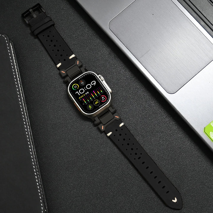 Premium Leather Apple Watch Strap - Strong and Classic Band