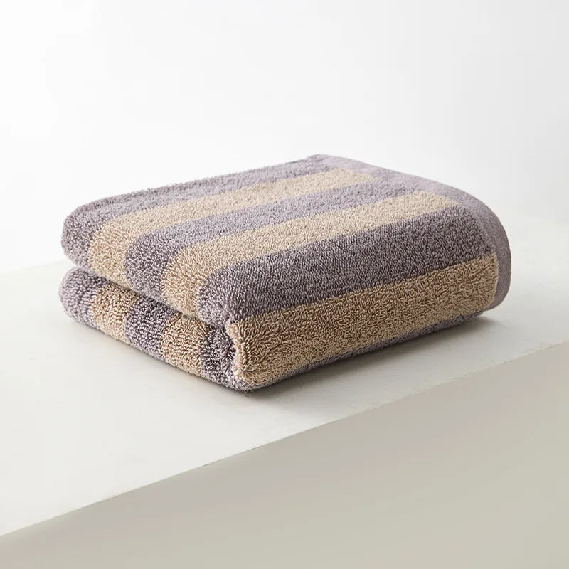 Plaid Absorbent Bathroom Towels