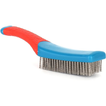 Heavy Duty Stainless Steel Wire Brush with Comfort Grip - Befez