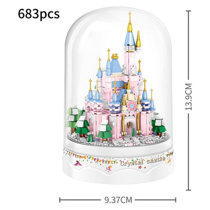 Colorful Castle Musical Jewelry Box