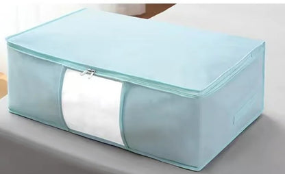 Collapsible Closet Storage Bag for Clothing and Linens