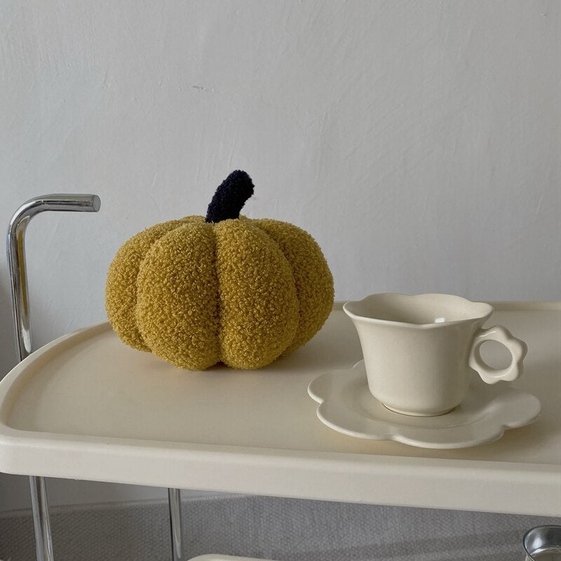 Cozy Orange Autumn Throw Pillows