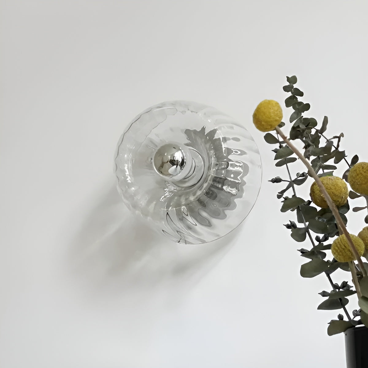 Simple Glass Wall Lamp with Modern Style
