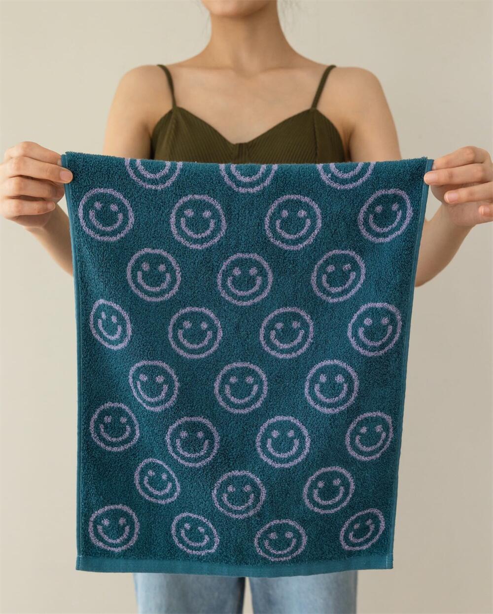 Fun Happy Face Beach Towel