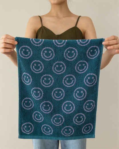 Fun Happy Face Beach Towel