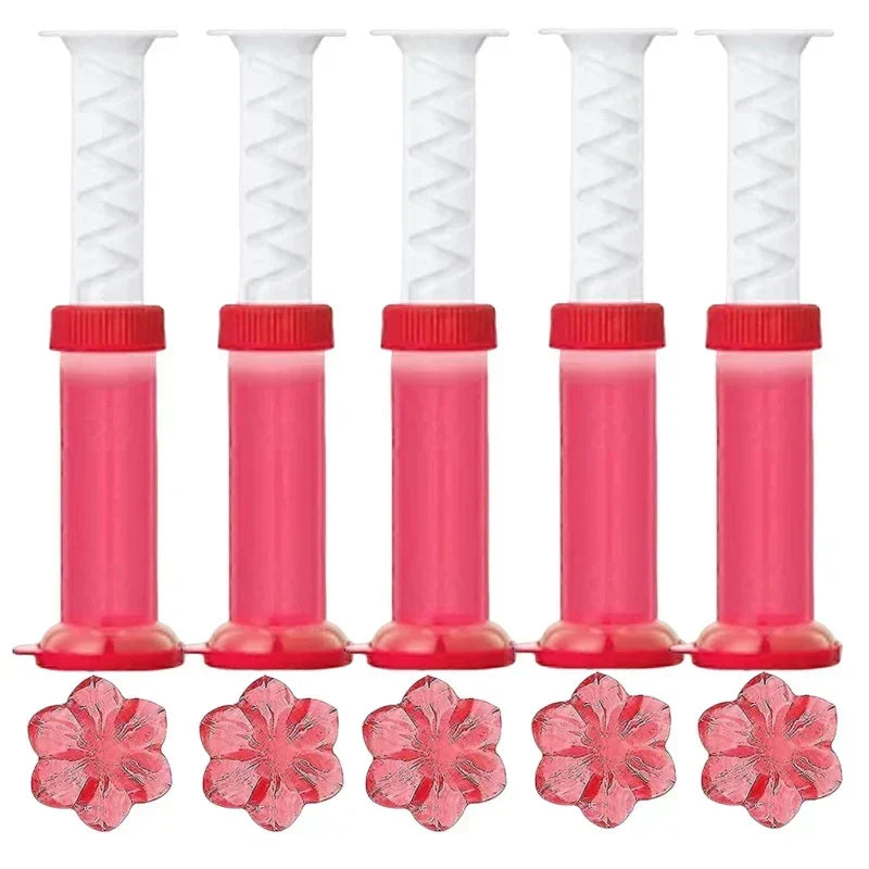 Fresh Bathroom Gel Flowers with Antibacterial Cleanser