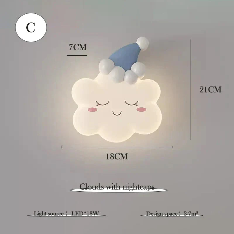 Dreamy Cloud Shaped Wall Lamp