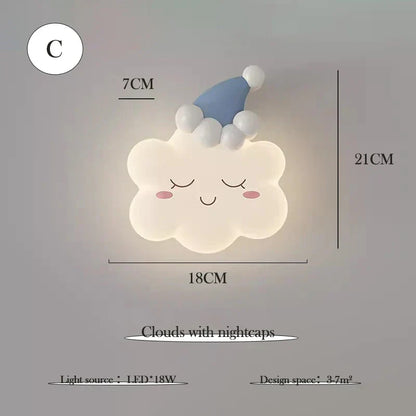Dreamy Cloud Shaped Wall Lamp
