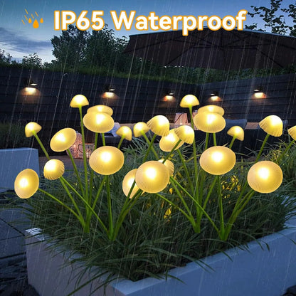 Colorful Solar Powered Garden Lamp 6 LED Lights
