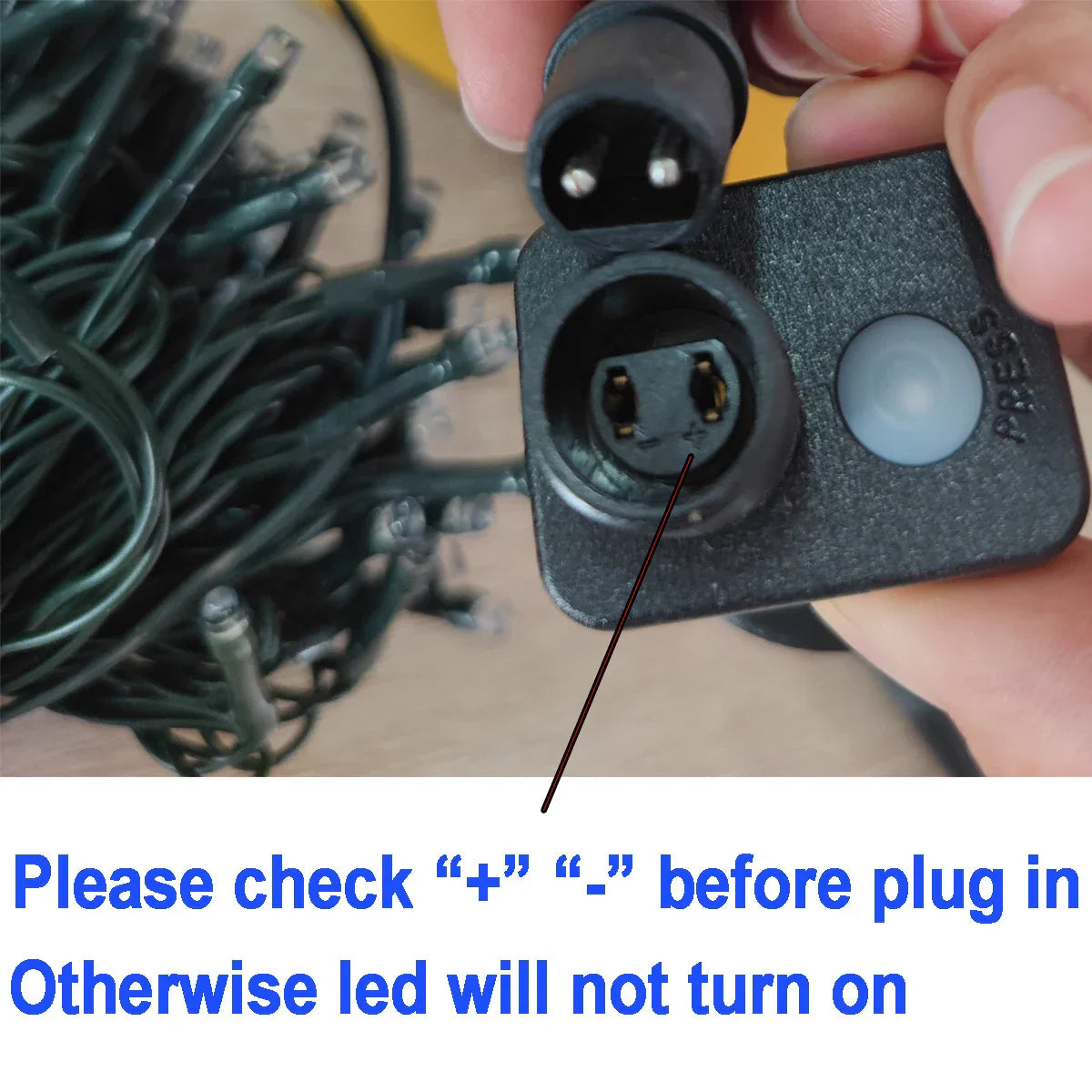 Outdoor LED String Lights Waterproof 8 Mode Decor