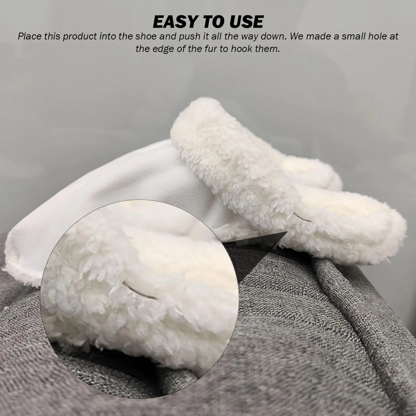 Soft Crocs Fuzzy Shoe Insoles