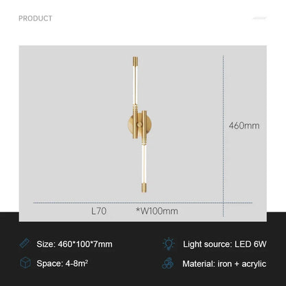 Elegant LED Wall Light for Home