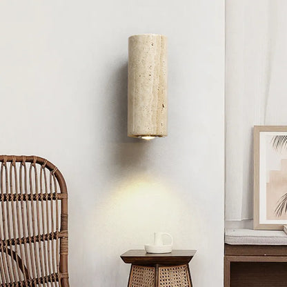 Natural Stone LED Wall Light Fixture